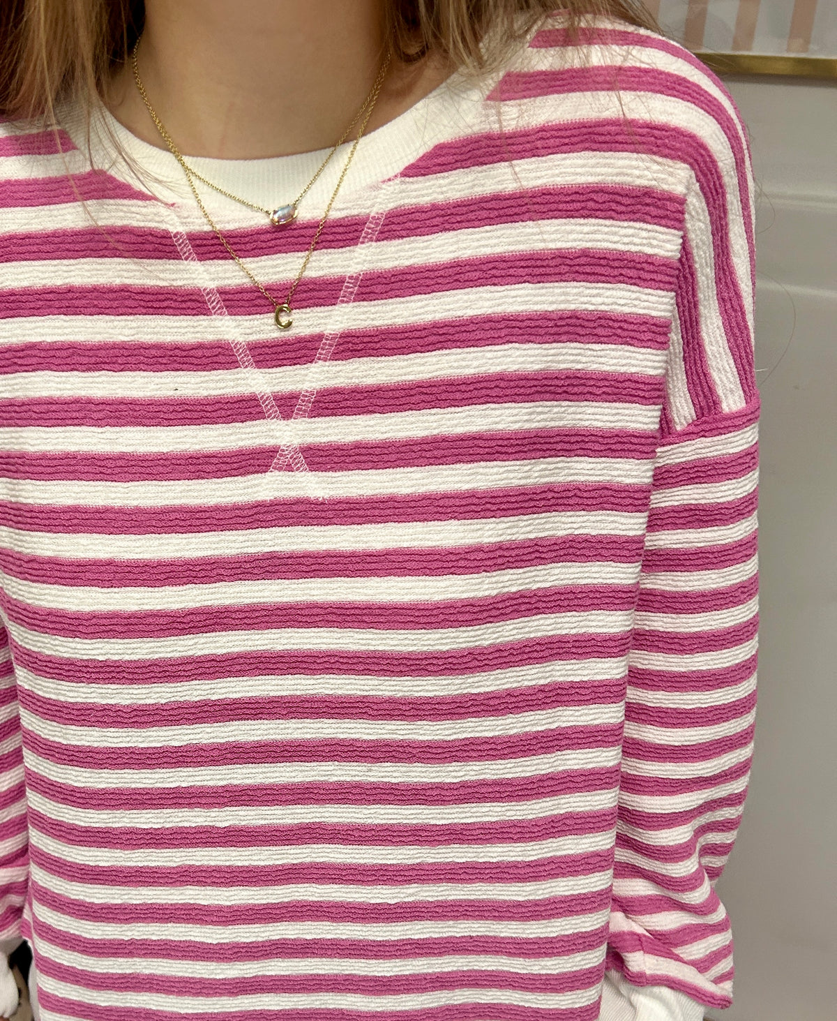 Sweet pea pullover