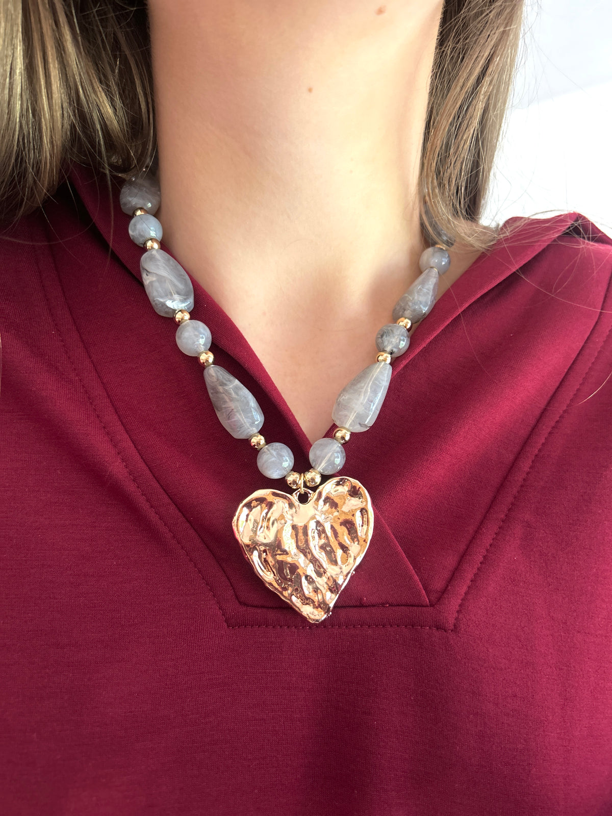 Love knot necklace