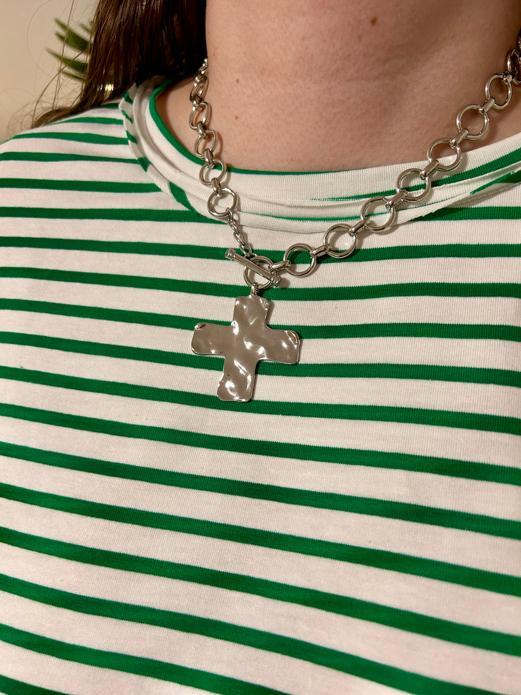 Chunky Cross Necklace