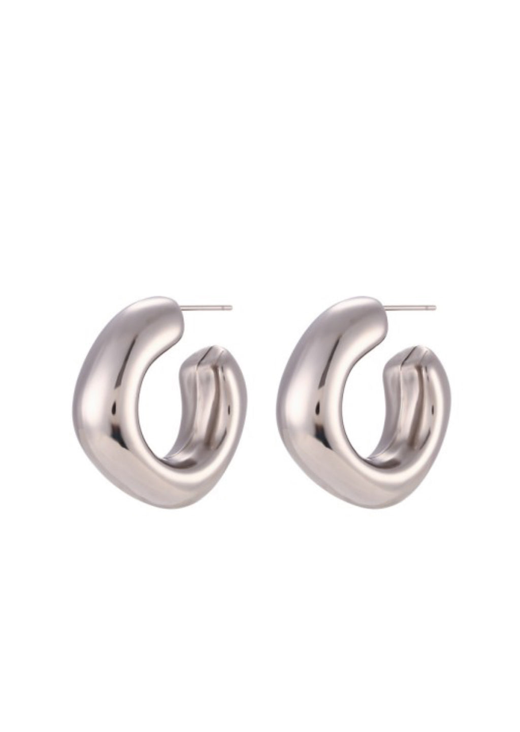 Classic Chunky Hoop Earrings
