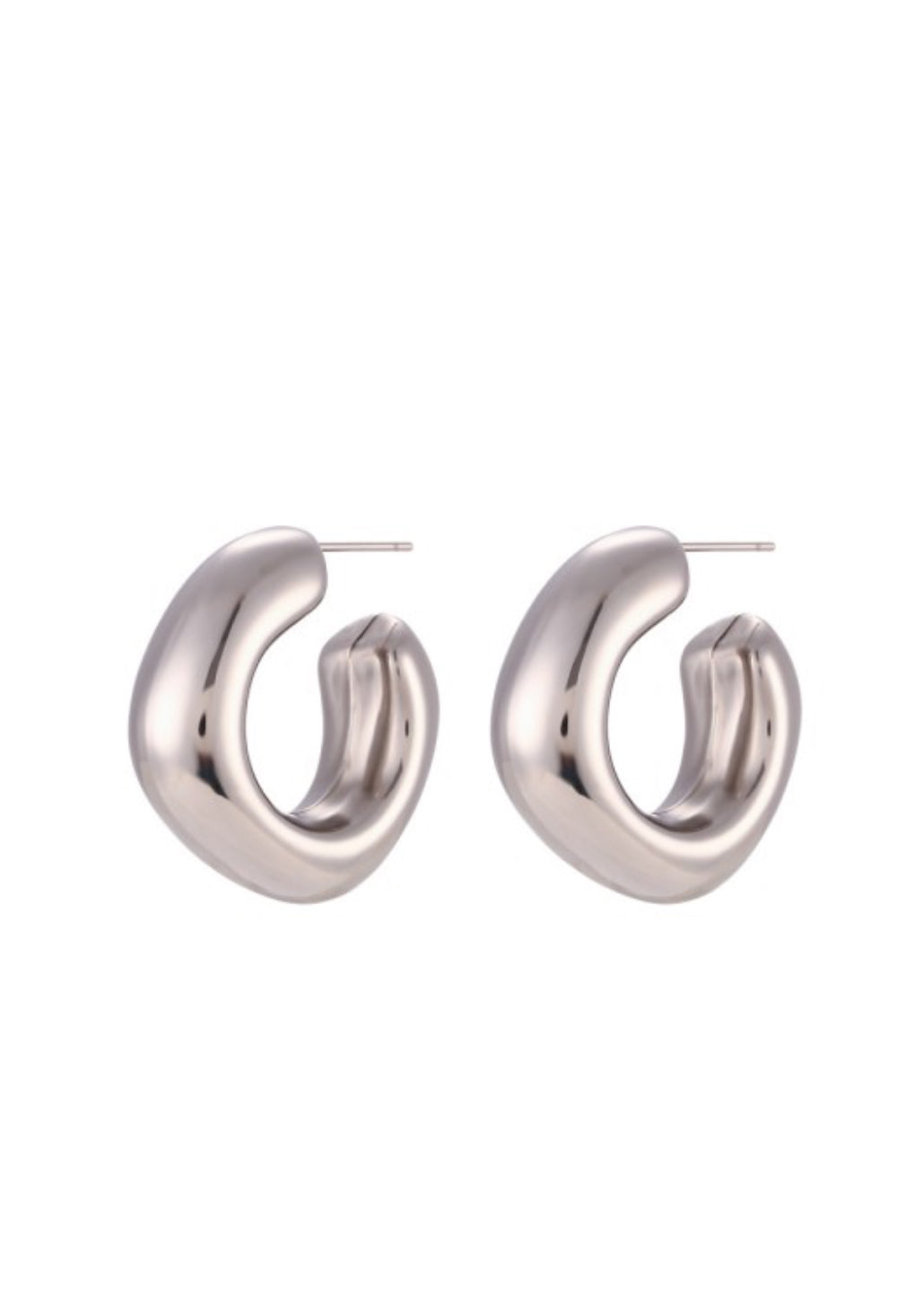 Classic Chunky Hoop Earrings