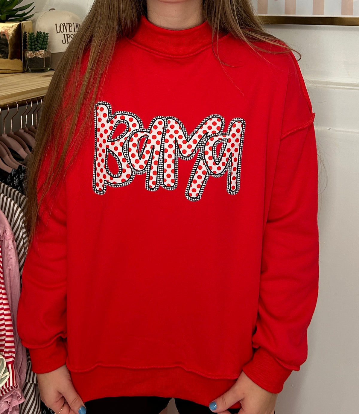 Alabama Reversible Mockneck Sweatshirt