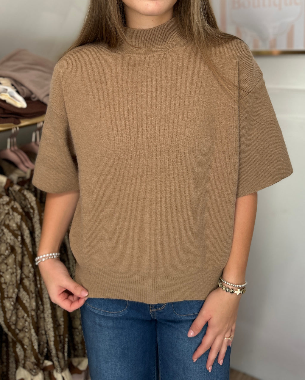 Fall Days Mockneck Top