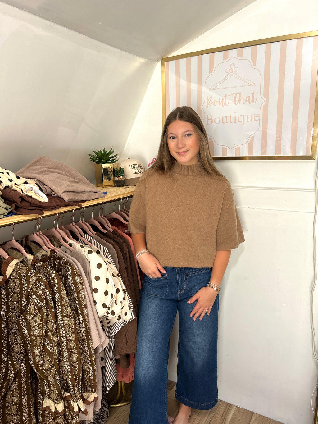 Fall Days Mockneck Top